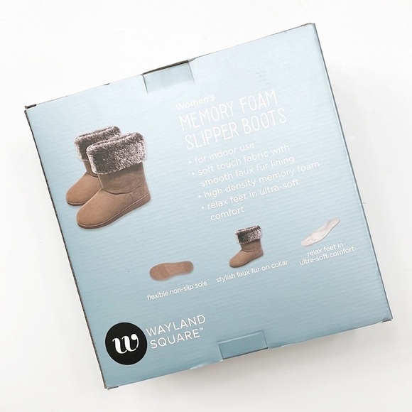 NEW Wayland Square memory foam slipper boots with bonus magic gloves - Picture 3 of 7